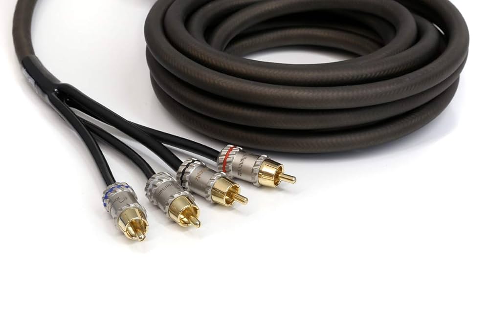 Amazon.com: Krystal Kable 4 Channel 6M Twisted Pair RCA